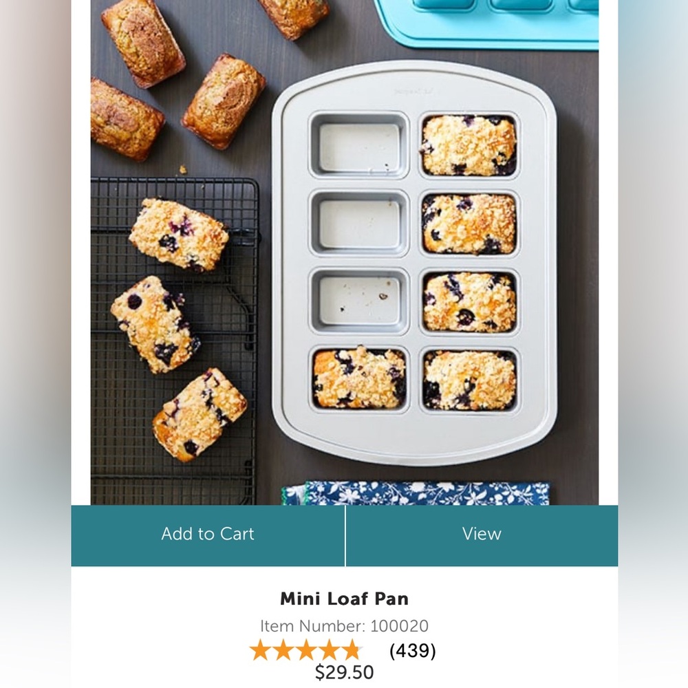 Pampered Chef Mini Loaf Pan